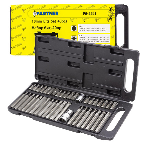 set of bits with bit holder, 40pcs