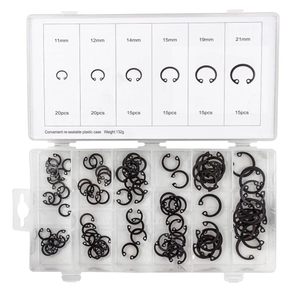 retaining rings set, outer 100pcs