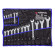 combination wrench set 18pcs, 6 point (8-19, 21, 22, 24, 27, 30, 32mm), on holder
