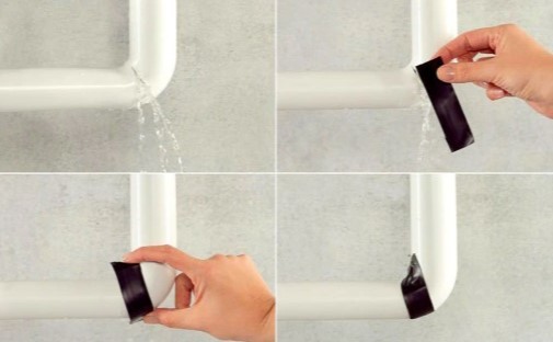 pvc waterproof repair tape 10 cmx1,52m (white) pvc waterproof repair tape 10 cmx1,52m (white)