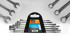 combination wrench set 6pcs (6, 8, 10, 12, 13, 14mm)