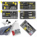 5-drawer chest & roller cabinet combo tool kit 257pcs