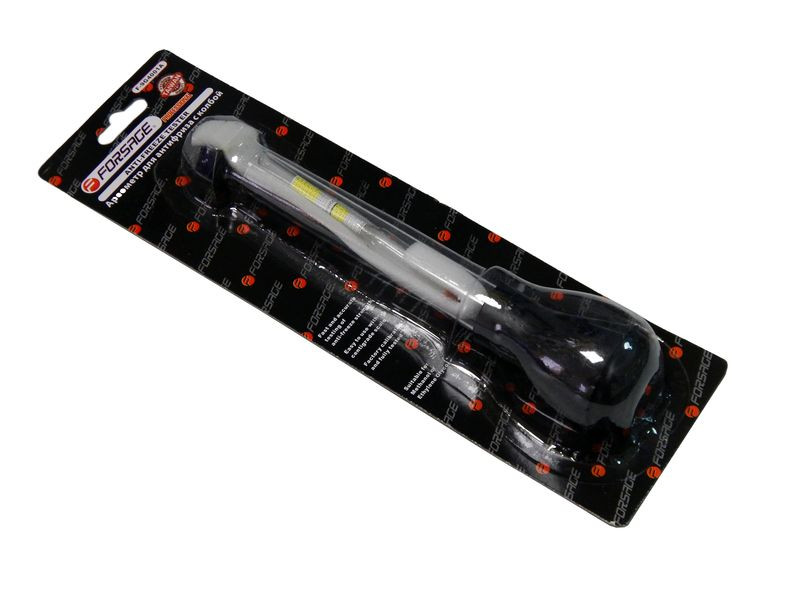 aerometer for antifreeze with flask, in blister