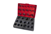 Oil and petrol resistant rubber sealing rings, series D