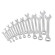 combination spanner set of 18 pcs