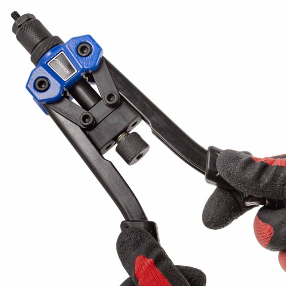 heavy duty pop rivert gun (l - 320mm, with thread adarters - m3, m4, m5, m6, m8, m10)