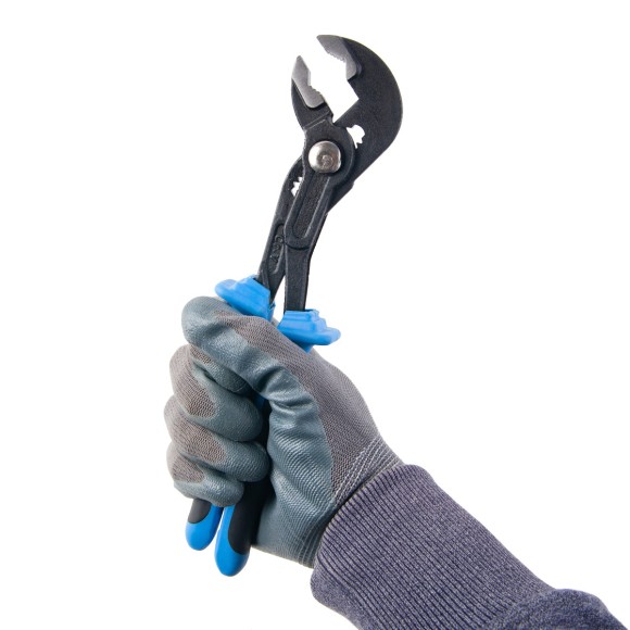 water pump pliers sanitary with low pitch and locking button and ergonomic handles cr-v 10"-250mm