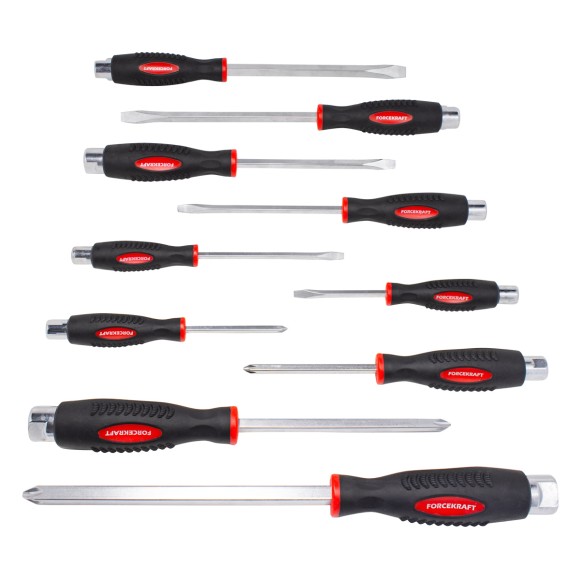magnetic go-through screwdriver set "profi" s2 10pcs
