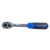 reversible ratchet with rubber handle 3/8", l-200mm, 72 teeth, in plastic holder