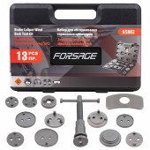 brake caliper wind back tool kit 13pcs, in a case