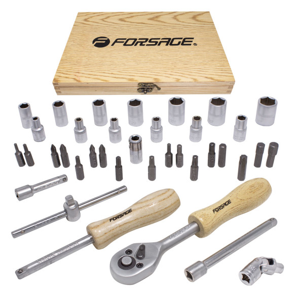 tool set 38pcs 1/4", 6 point