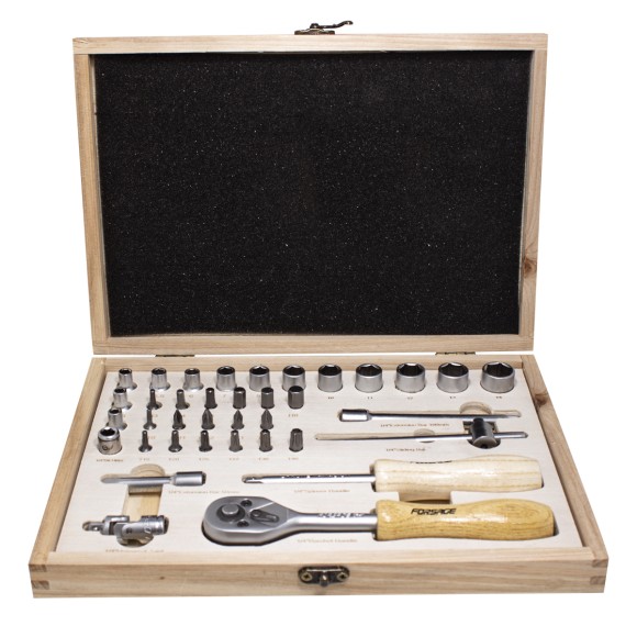 tool set 38pcs 1/4", 6 point