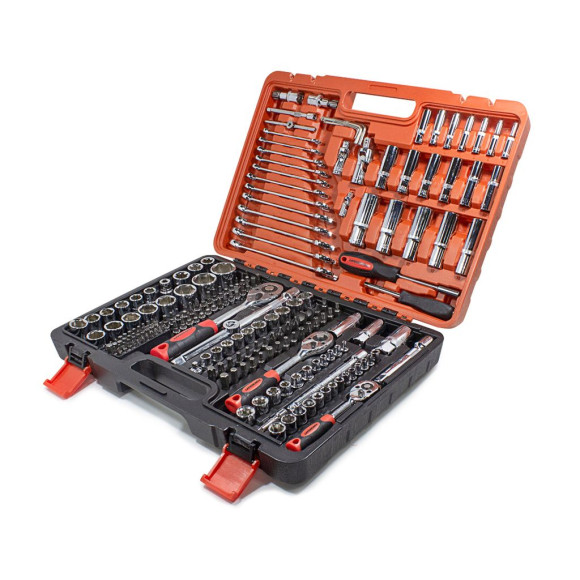 tool set 216pcs 1/4", 3/8", 1/2", 6 point, 4-32mm