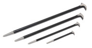 special crowbars set bent 35°, 90° 4pcs (l490, 390, 290, 150mm), in blister