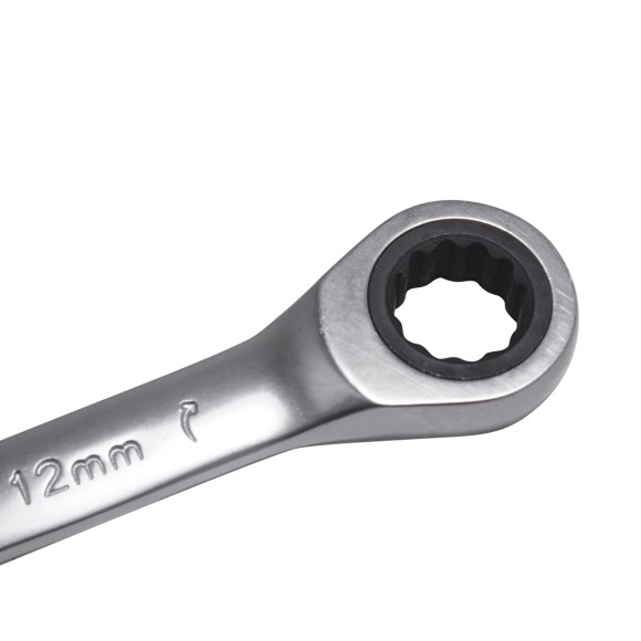 combination ratchet wrench set 7pcs (8, 10, 12, 13, 14, 17, 19mm), in plastic holder