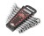 combination ratchet wrench set 9pcs  (8, 10, 12, 13, 14, 16, 17, 18, 19mm), in plastic holder