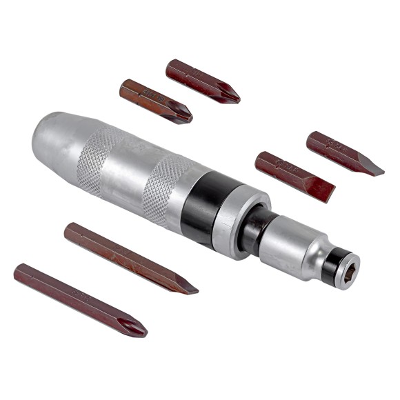 impact screwdriver and bits set 8 pcs