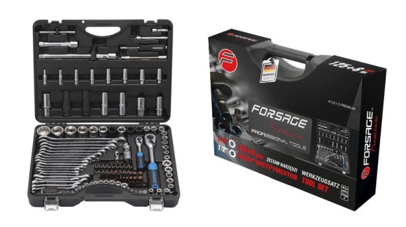 premium toolset 125+6pcs 1/2",1/4"