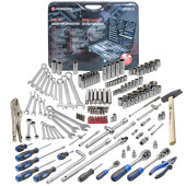 tool set 202pcs 1/4", 3/8", 1/2", 6 point, 4-32mm