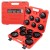 Oil filter cap wrench kit 14pcs, in a case