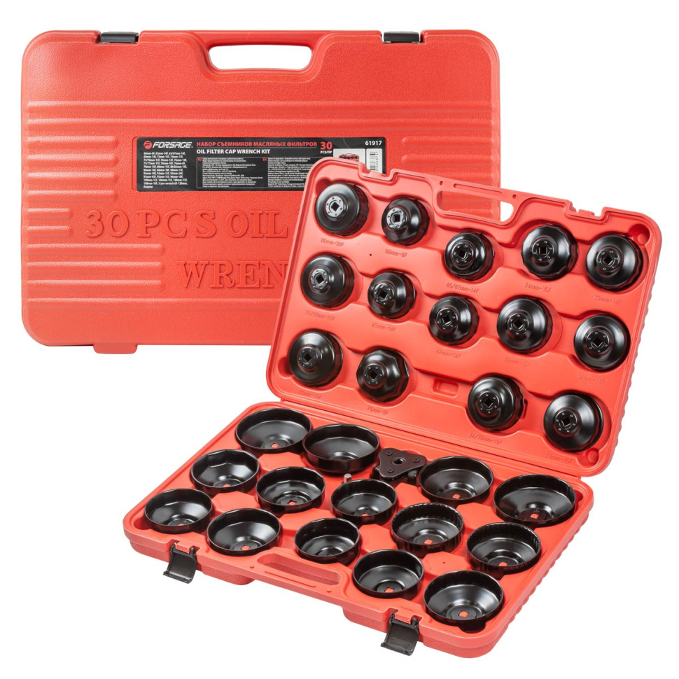 Oil filter extractor set 30 pcs.