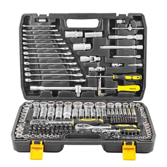 tool set 216pcs 1/4", 3/8", 1/2", 6 point, 4-32mm