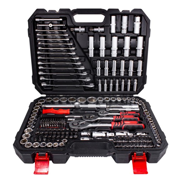 tool set 216pcs 1/4", 3/8", 1/2", 6 point, 4-32mm
