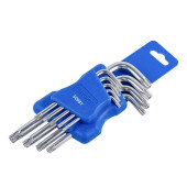l-type torx-wrenches set 9pcs (t10н, t15н, t20н, t25н, t27н, t30н, t40t, t45н, t50н with hole), in p