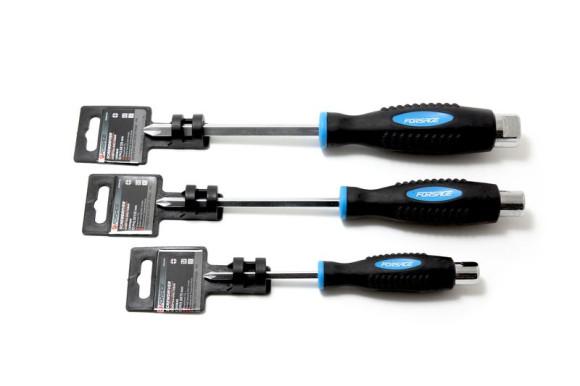 phillips magnetic go-through screwdriver for wrench "profi" s2 ph2.0х100mm, in plastic holder