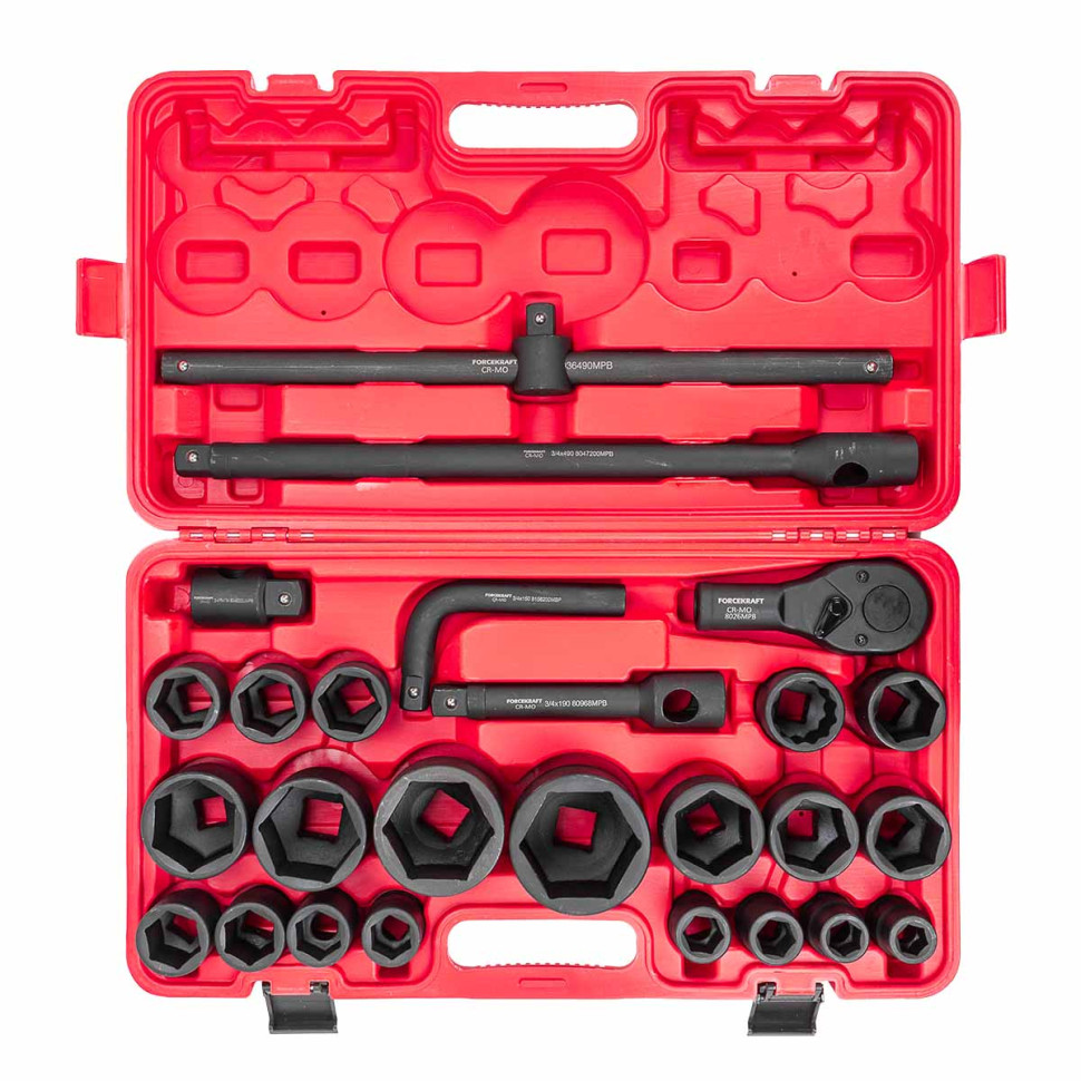 air impact socket set 26pcs 3/4