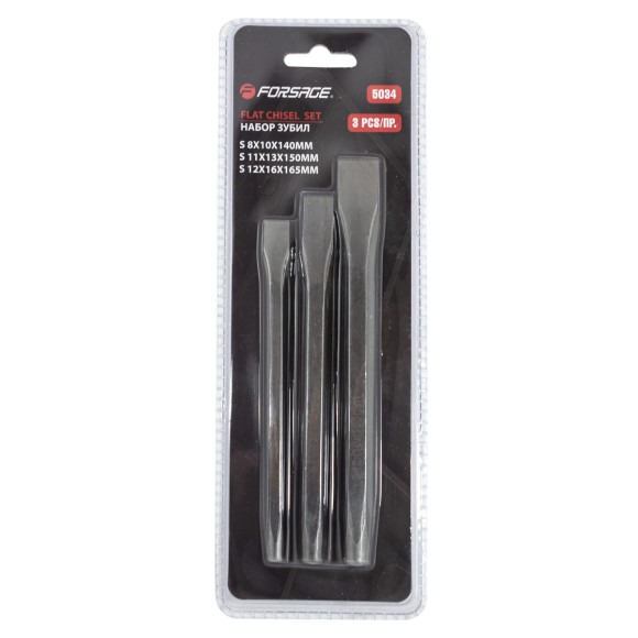 chisel set 3 pcs (10x140, 13x150, 16x165mm)