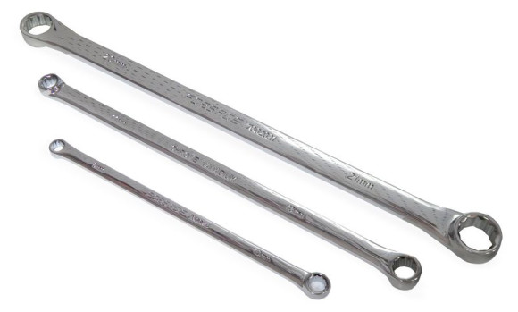 extra-long offset ring wrench 17x19mm