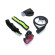 bicycle accessory set 5 pcs (front and back led lights, lock and flicker) bicycle accessory set 5 pcs (front and back led lights, lock and flicker)