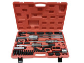 diesel injector extractor set with slide hammers, sockets and threaded adapters (nozzle sockets 25,