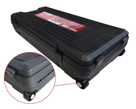 hydraulic body frame repair kit 10t + reverse jack, in a metal case