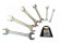 double open end wrench set 6pcs (6x7, 8x10, 12x13, 14x17, 19x21, 22x24mm)