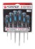 magnetic screwdrivers set "profi" 6pcs (sl5.5х100, 6.5х125, 8.0х150mm; ph1х75, 2х100, 3х125mm)