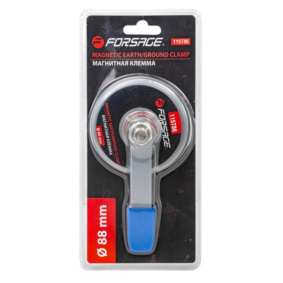 magnetic earth/ground clamp ( 88mm), in blister