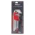 L-type long Hex-wrenches set CR-V 9pcs (1.5,2,2.5,3-6,8,10mm), in plastic holder