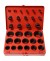 Oil and petrol resistant rubber sealing rings, 386 pr. (metric)