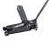 hydraulic trolley jack 3.5t double piston, low profile + rubber pad (h min 95mm, h max 550mm, weight