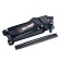 hydraulic trolley jack 3.5t double piston, low profile + rubber pad (h min 95mm, h max 550mm, weight