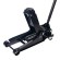 hydraulic trolley jack 3.5t double piston, low profile + rubber pad (h min 95mm, h max 550mm, weight