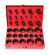 O-rings, rubber, oil and petrol resistant, 407 pr. (inch)