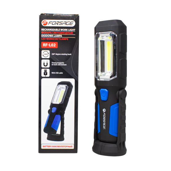 led portable rechargeable work light (4w cob led)