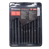 pin punch set, 10pcs (2.5х108,2.5х133,3х120,3х146,4х127,4х150,5х133,5х159 6х146,6х171)