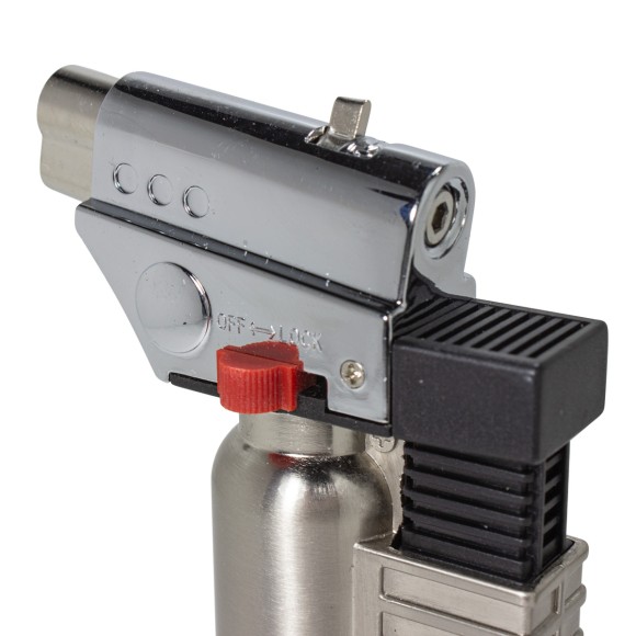 gas torch head with piezo ignition