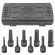impact socket bit set 8pcs, 1/2" (h5-h19), in a case