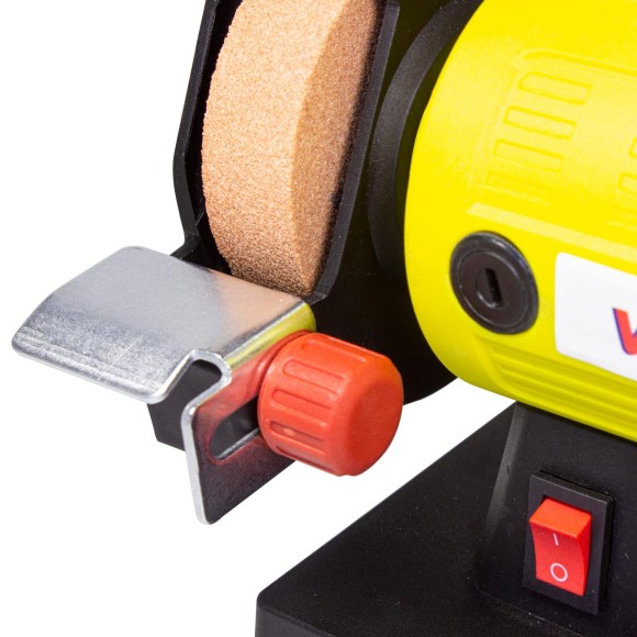 bench grinder with accessories set, 103pcs (220V, 50Hz 120W, 0-11000rpm, Ш75x10x20mm wheel, shaft le