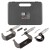 outside micrometer set 3pcs (0-25, 25-50, 50-75mm, 0.01mm), in a case